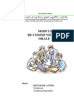 MODULE COMMUNICATION Niveau T Et TS 2