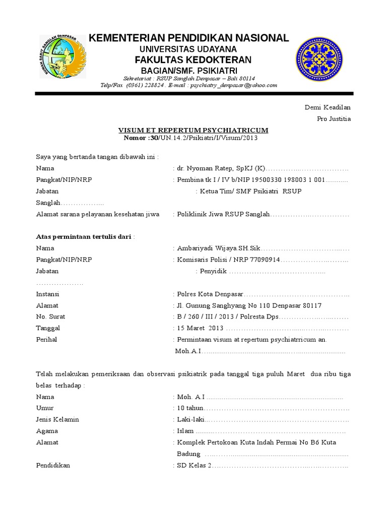 Surat Visum Psyc Contohdoc