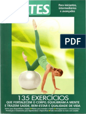 Guia de Pilates 135 Exercícios, PDF, Joelho