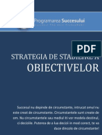 Strategia de Stabilire A Obiectivelor.