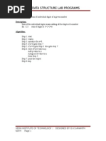 25422733 C Programming and Data Structures Lab Manual