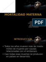 TRABAJO MORTALIDAD MATERNA presentación