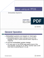 Basic Design Using An RTOS Basic Design Using An RTOS: General Operation General Operation