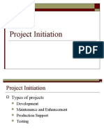 Project Initiation