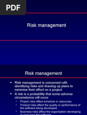 Risk Management