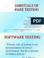 Fundamentals of SW Testing