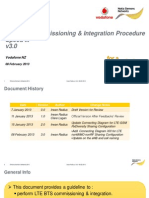 VFNZ - LTE BTS Commissioning & Integration v3.0 - 20130208