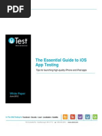 Whitepaper - The Essential Guide To IOS App Testing