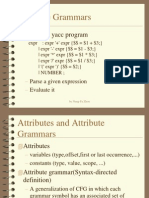 Attribute Grammars and Semantic Analysis