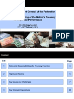 Institutional Restructuring of The Nation's Treasury For Improved Performance