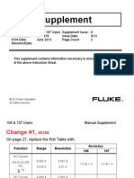 Suplemento Manual FLuke 107 Ingles