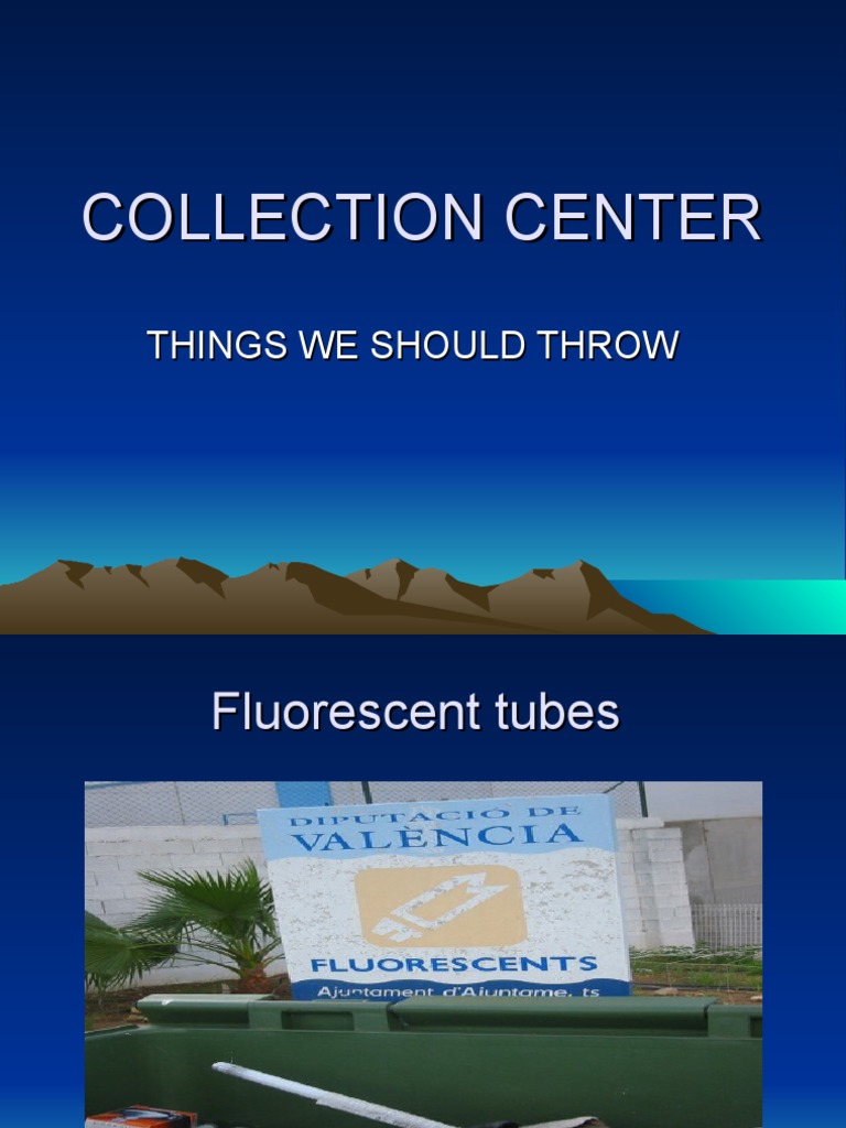 Items to Dispose at Collection Centers | PDF | Home & Garden | Art