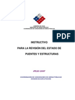 Instructivo para La Revisión Del Estado de Puentes y Estructuras - Jul 2007
