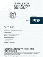 Materials Selection for Nuclear Power Generation