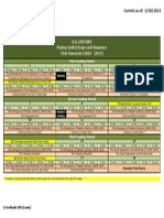 Scope and Sequence Us History Sem 1 2014 2015