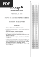 unesp 2003