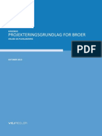 Projekteringsgrundlag for Broer