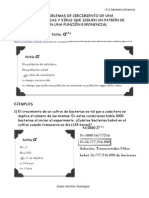 Resolución de Problemas de Ecuaciones Exponenciales