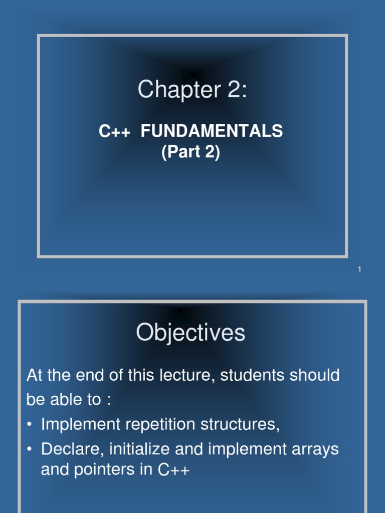 C++ Loops, Arrays, and Pointers Guide | PDF | Pointer (Computer ...