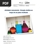 Relatorio Energia Cinetica