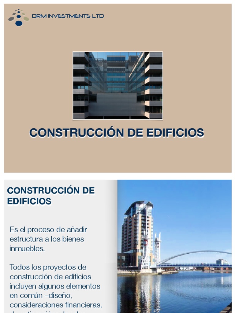 La Construcción de Edificios Diseño Ciencia y Tecnología