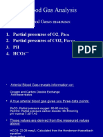 Blood Gas Analysis: - Arterial Blood Gases Measures