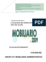 Catálogo de Mobiliario IMSS