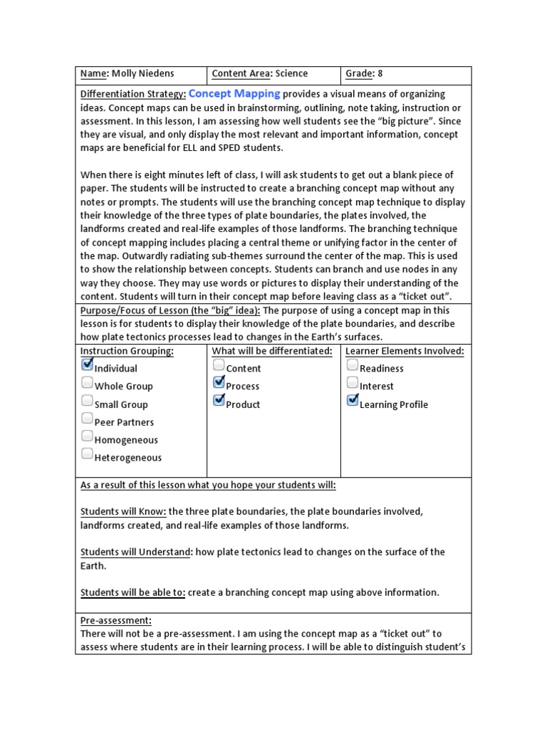 1 Concept Mapping | PDF | Educational Psychology | Cognitive Science