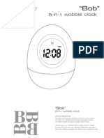 Brookstone Bobble Clock Manual