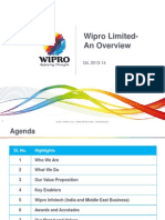 Wipro Limited Overview - Q4 - 2013-14