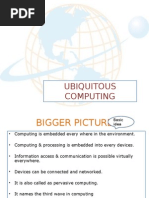 Ubiquitous Computing