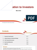 SK Innovation Presentation to Investors 2012