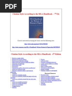 MLA Citation Style - Complete Guide (MLA Handbook - 6th Edition)