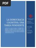 La Democracia Cognitiva