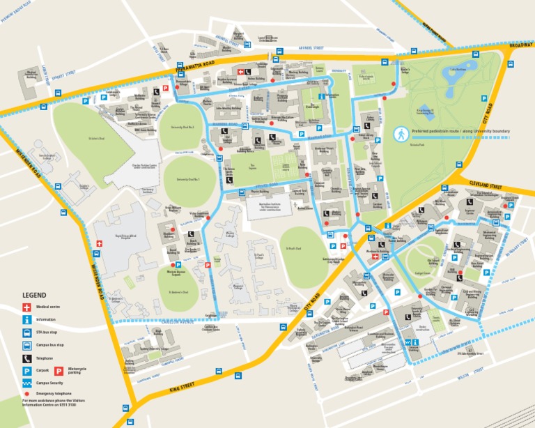 Sydney University Campus Map Usyd Map | Pdf