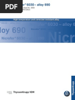 Nicrofer6030 Alloy 690 e