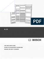 BOSCH Fridge Manual