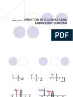 Image Formation by A Convex Lens Using A Ray Diagram