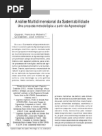 Analise Multidimensional Da Sustentabilidade, Uma Proposta Metodologica a Partir Da Agroecologia - Caporal e Costabeber_2002