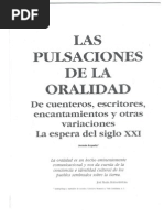 ARGUETA, Jermán - Pulsaciones de La Oralidad PDF