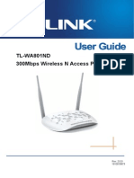 Tl-wa801nd v2 User Guide