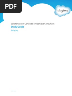 Salesforce Certified Service Cloud Certification