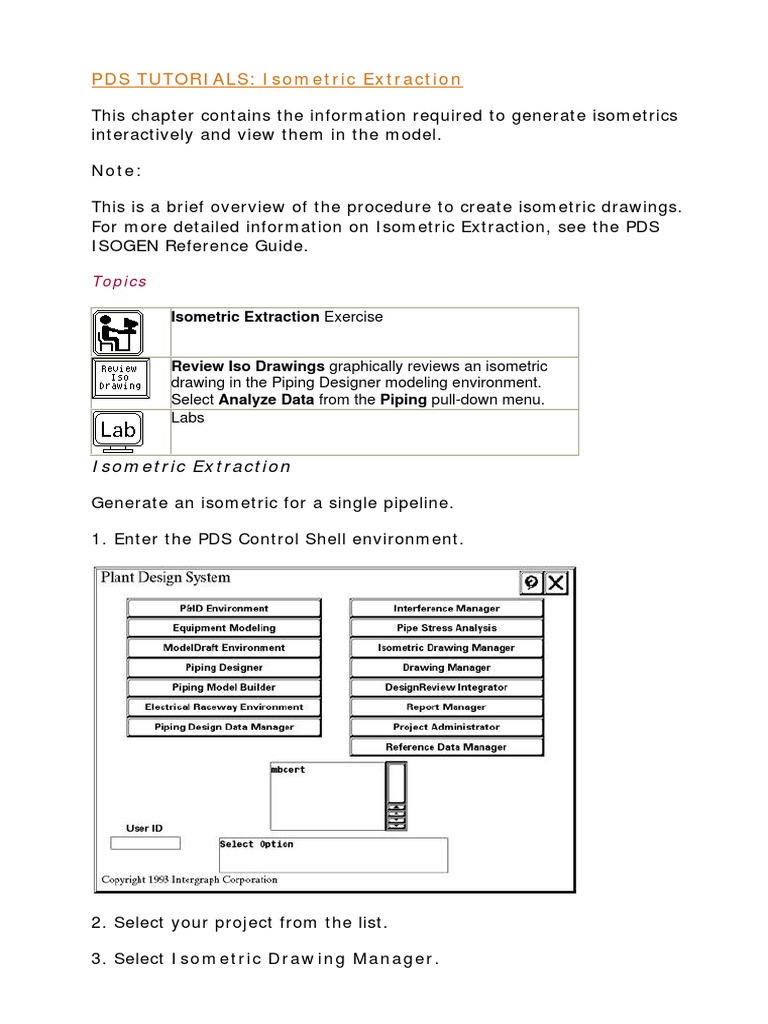 PDS Isometric Extraction | PDF | Computers | Technology & Engineering
