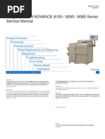 Canon Imagerunner Advance 8085, 8095, 8105 Series Service Manual