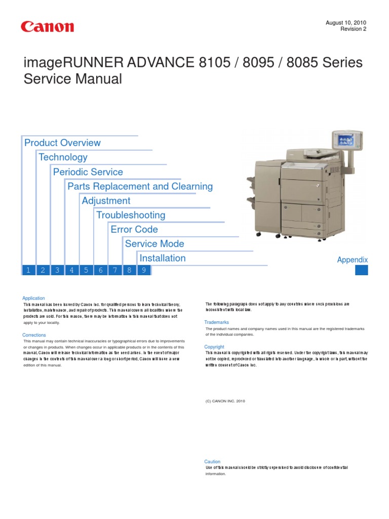Canon Imagerunner Advance 8085, 8095, 8105 Series Service Manual |  Electrical Connector | Hard Disk Drive