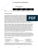 National Endowment for Democracy 2013 Budget Justitication to Congress181143