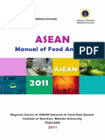 ASEAN Manual of Food Analysis