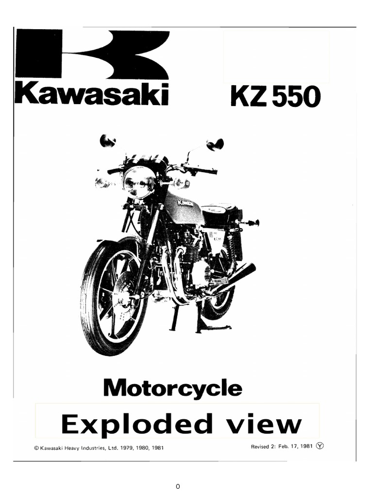 Kawasaki KZ 550 Parts Catalog | PDF