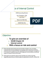 Basics of Internal Controls
