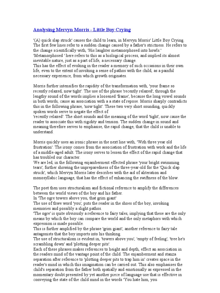 Little boy crying questions and answers image